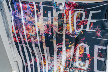 スカーフ90×90 B